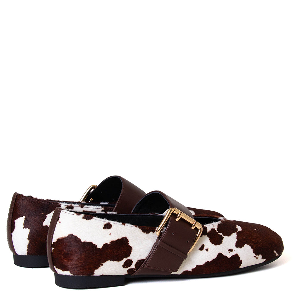 Buckles Women's Leather Mary Jane