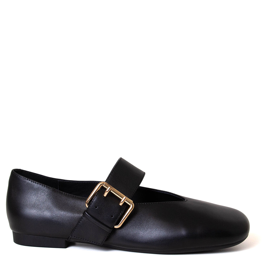 Buckles Women's Leather Mary Jane