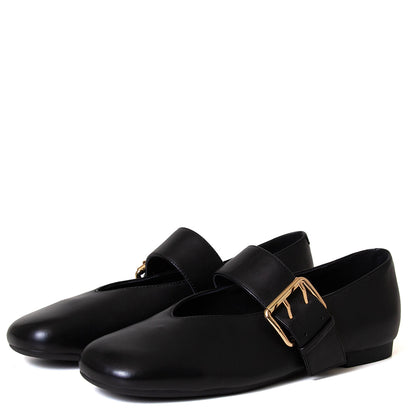 Buckles Women's Leather Mary Jane