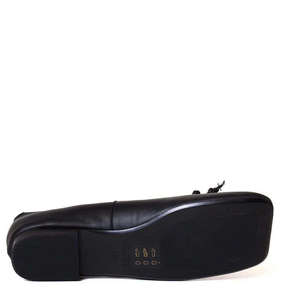Butter Lace Up Leather Ballet Flat