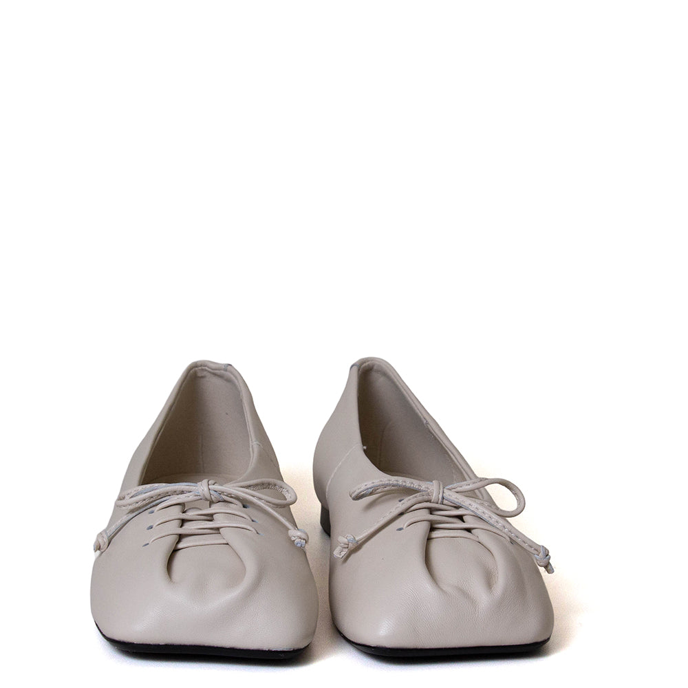 Butter Lace Up Leather Ballet Flat