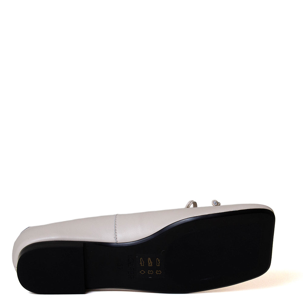 Butter Lace Up Leather Ballet Flat