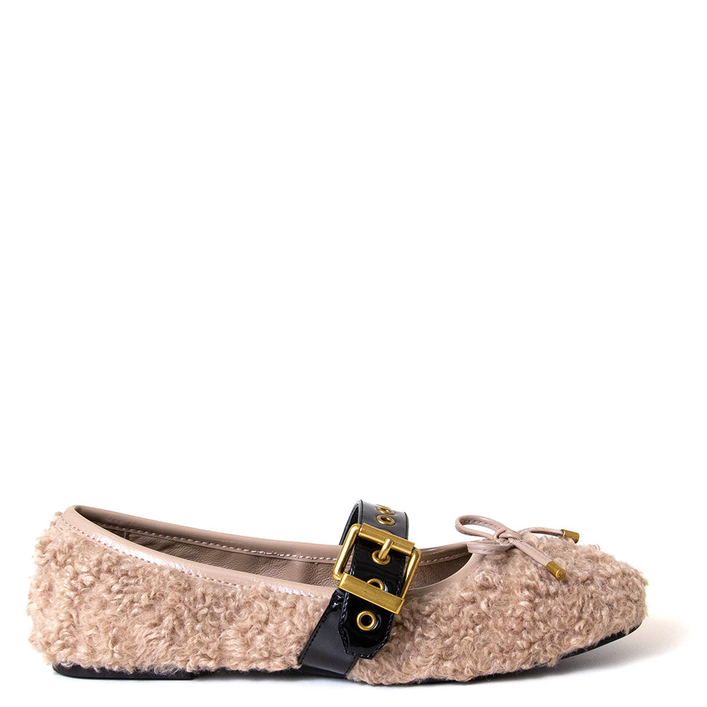 Camelia Women's Sherpa Ballerina Flat