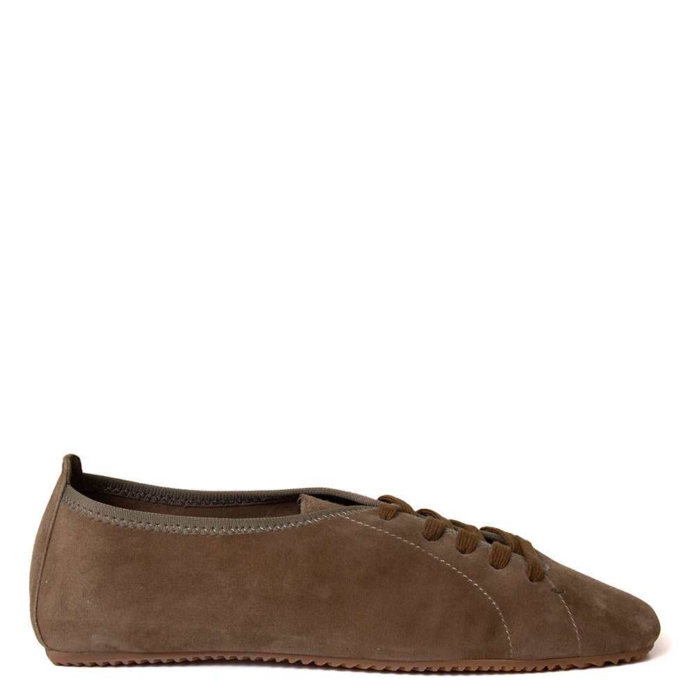 Ele Low-Profile Suede Sneaker