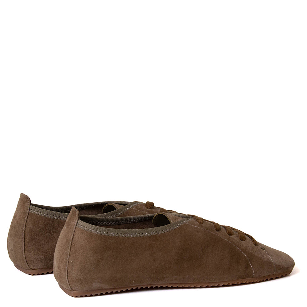 Ele Low-Profile Suede Sneaker