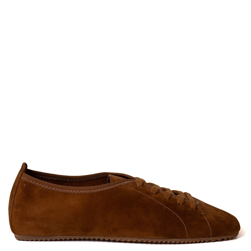 Ele Low-Profile Suede Sneaker