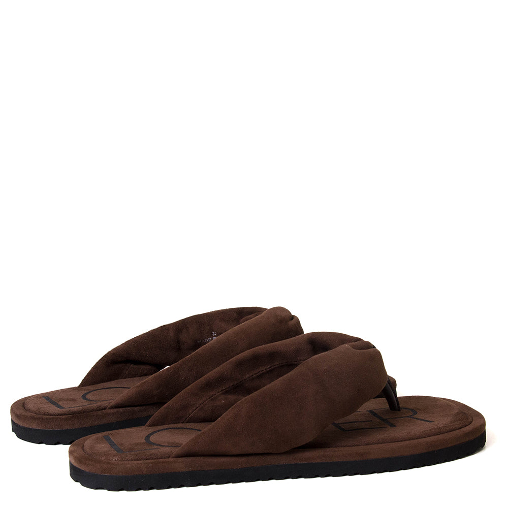 LOAFER Filipa Women's Suede Sandal in Brown – Bulo