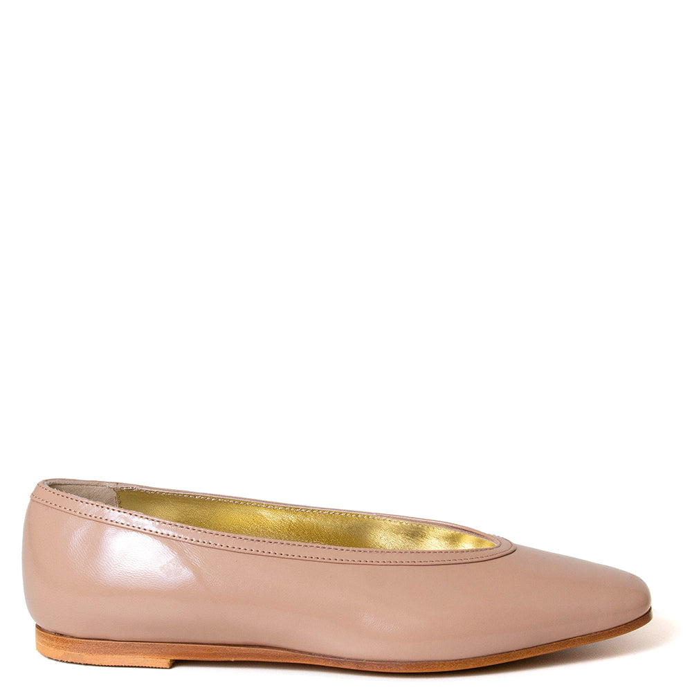 Teo Women's Patent Leather Flat