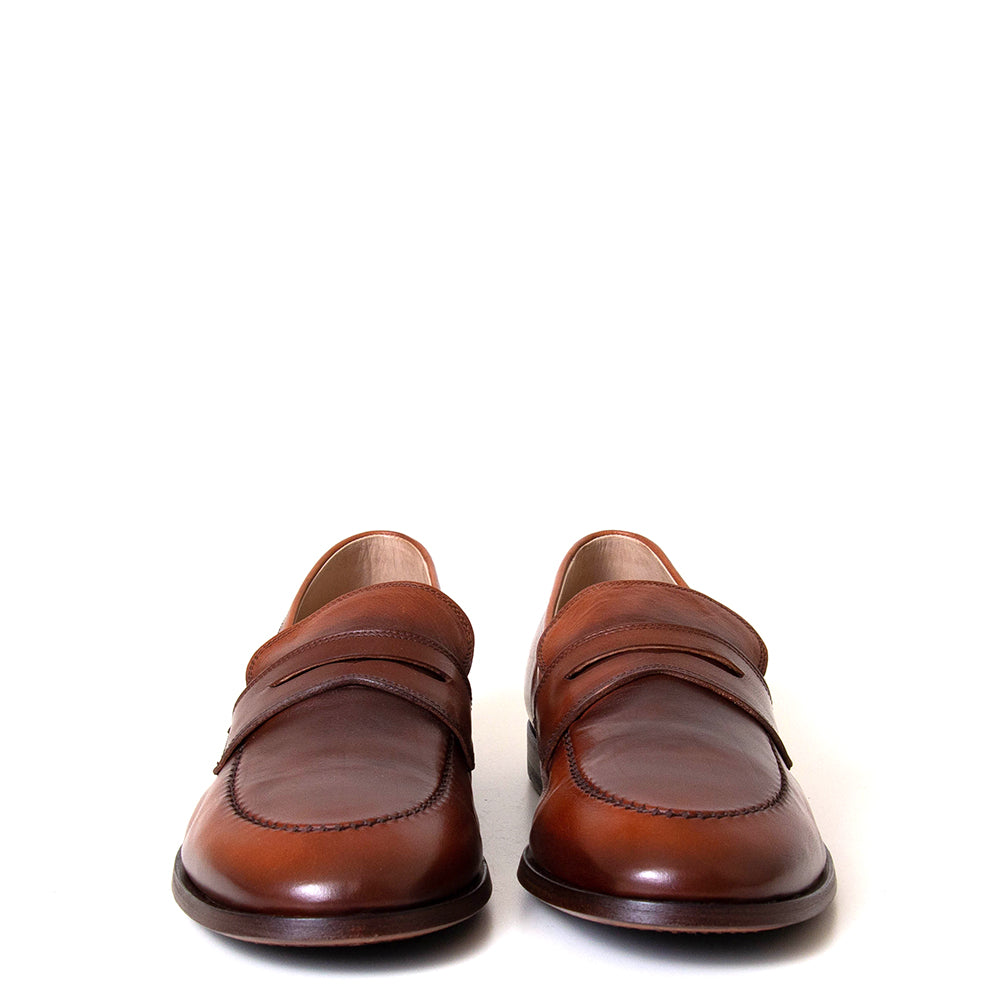 Milton 2D Men's Leather Penny Loafer