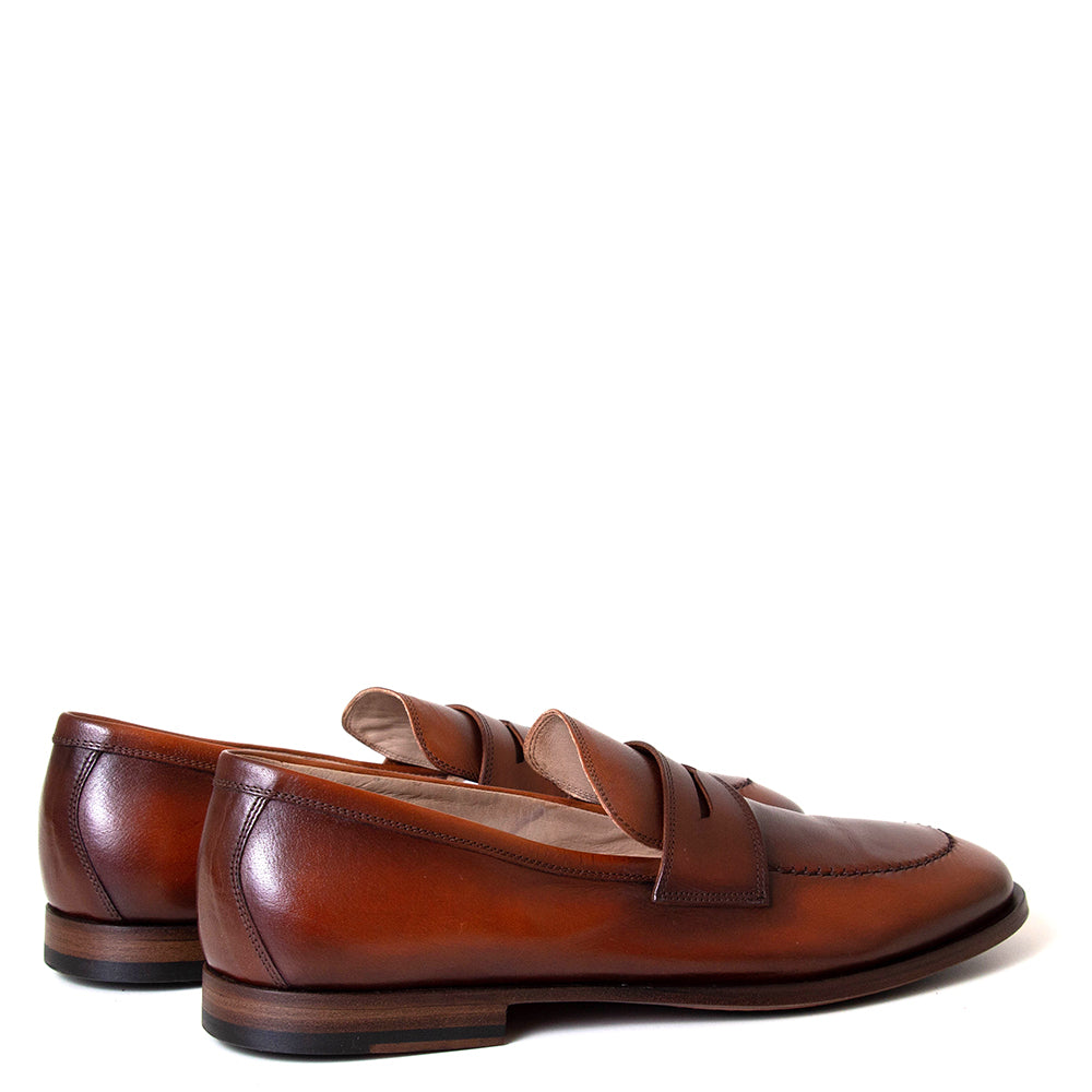 Milton 2D Men's Leather Penny Loafer