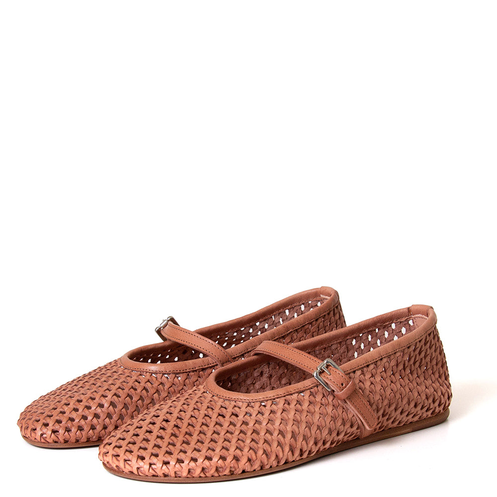 Moreine 1E Women's Perforated Leather Mary Jane