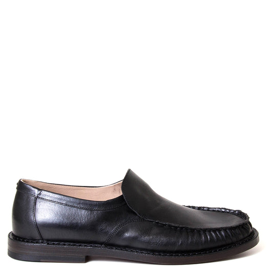 Time 1F Men's Leather Slip-On Shoe