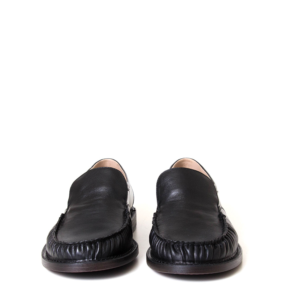 Time 1F Men's Leather Slip-On Shoe