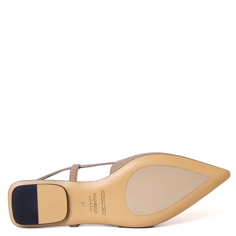 Polina Women's Leather Slingback Flat