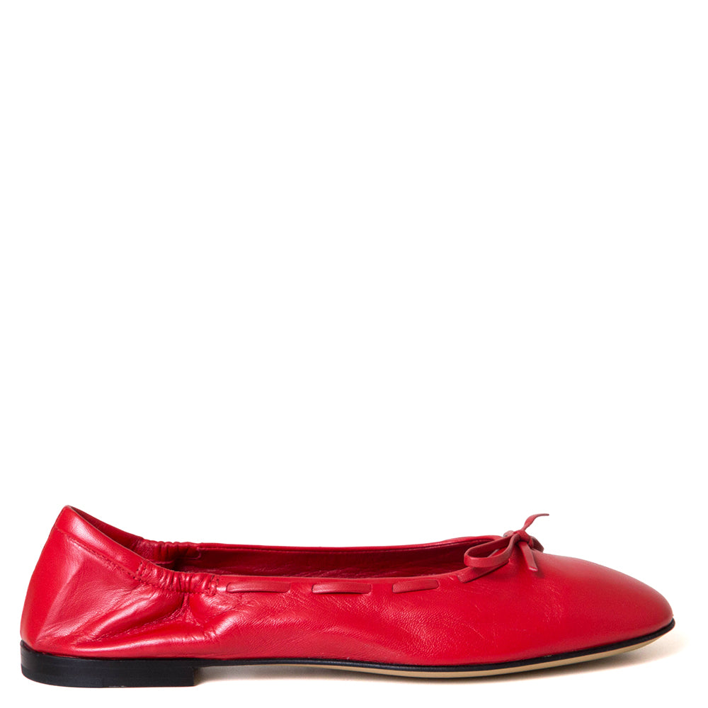 Sveta Women's Leather Ballerina Flat