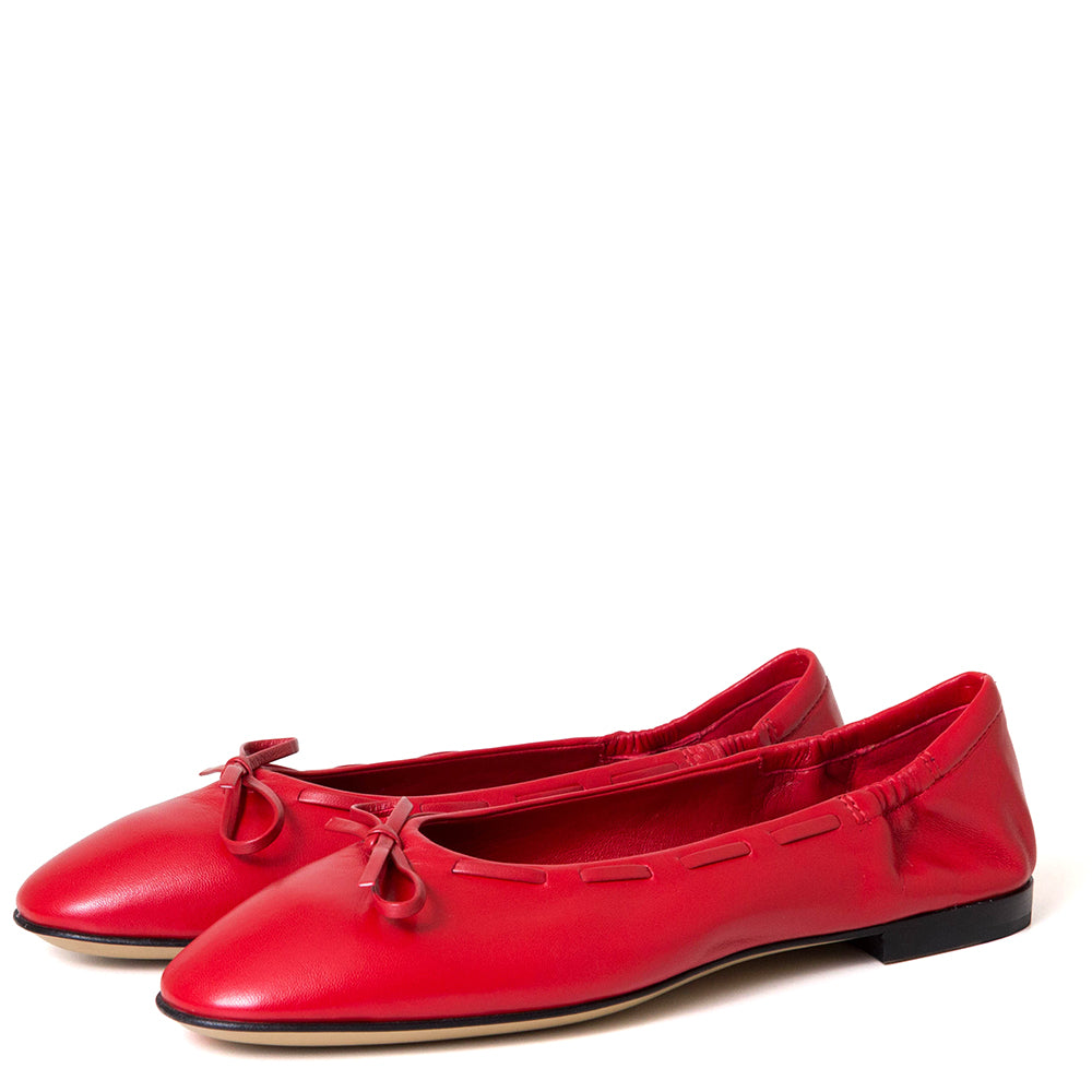 Sveta Women's Leather Ballerina Flat