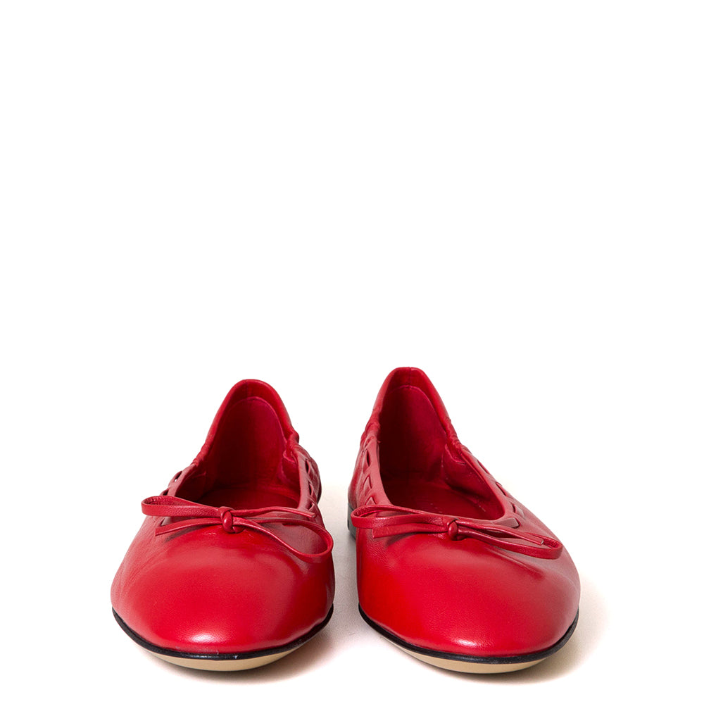 Sveta Women's Leather Ballerina Flat