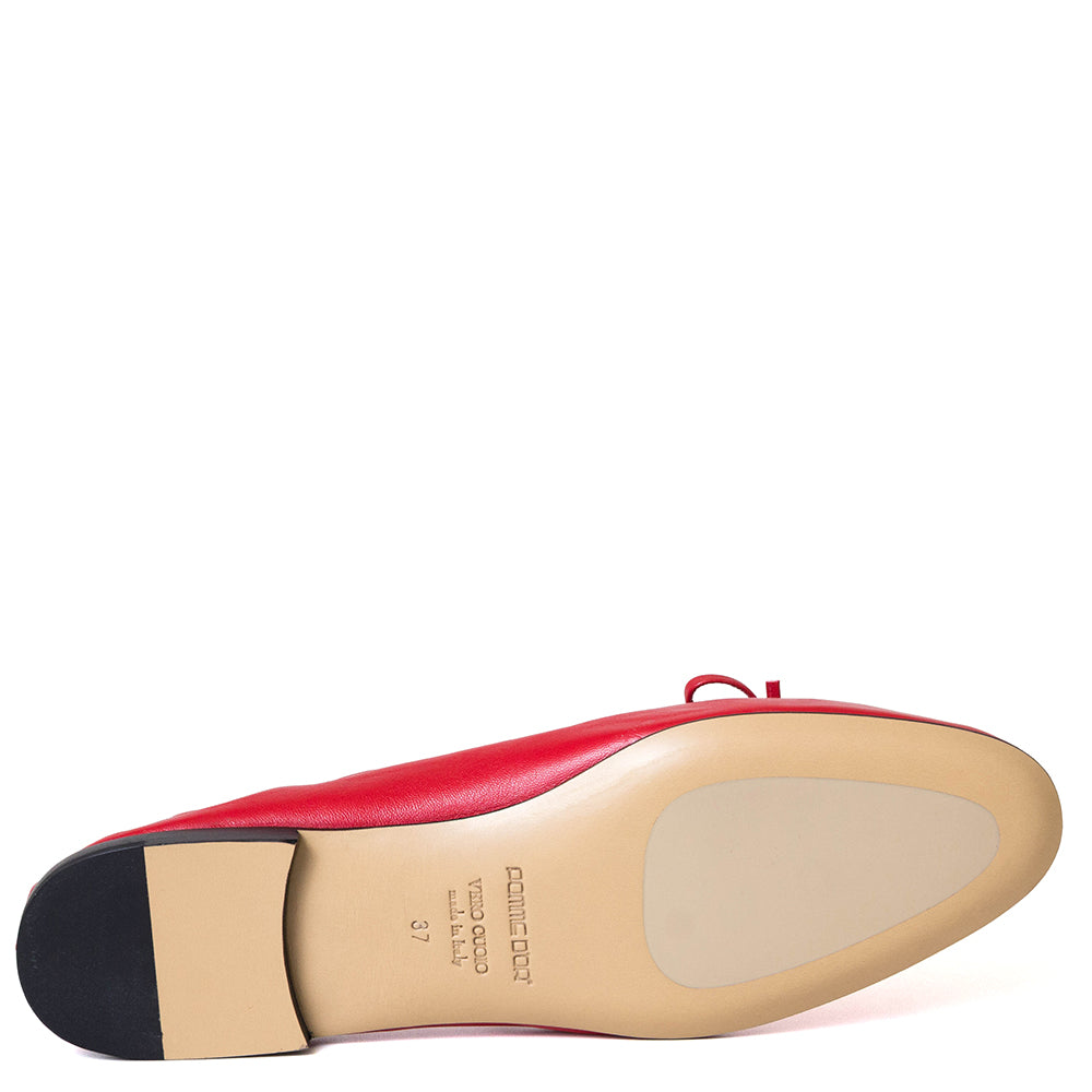 Sveta Women's Leather Ballerina Flat