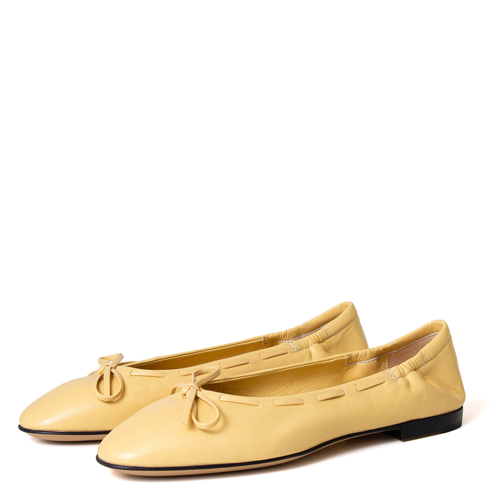 Sveta Women's Leather Ballerina Flat