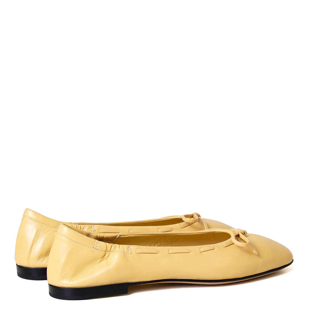 Sveta Women's Leather Ballerina Flat