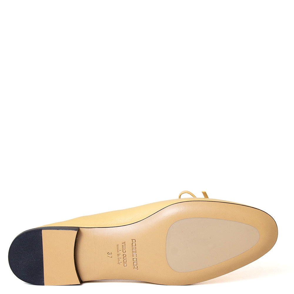 Sveta Women's Leather Ballerina Flat