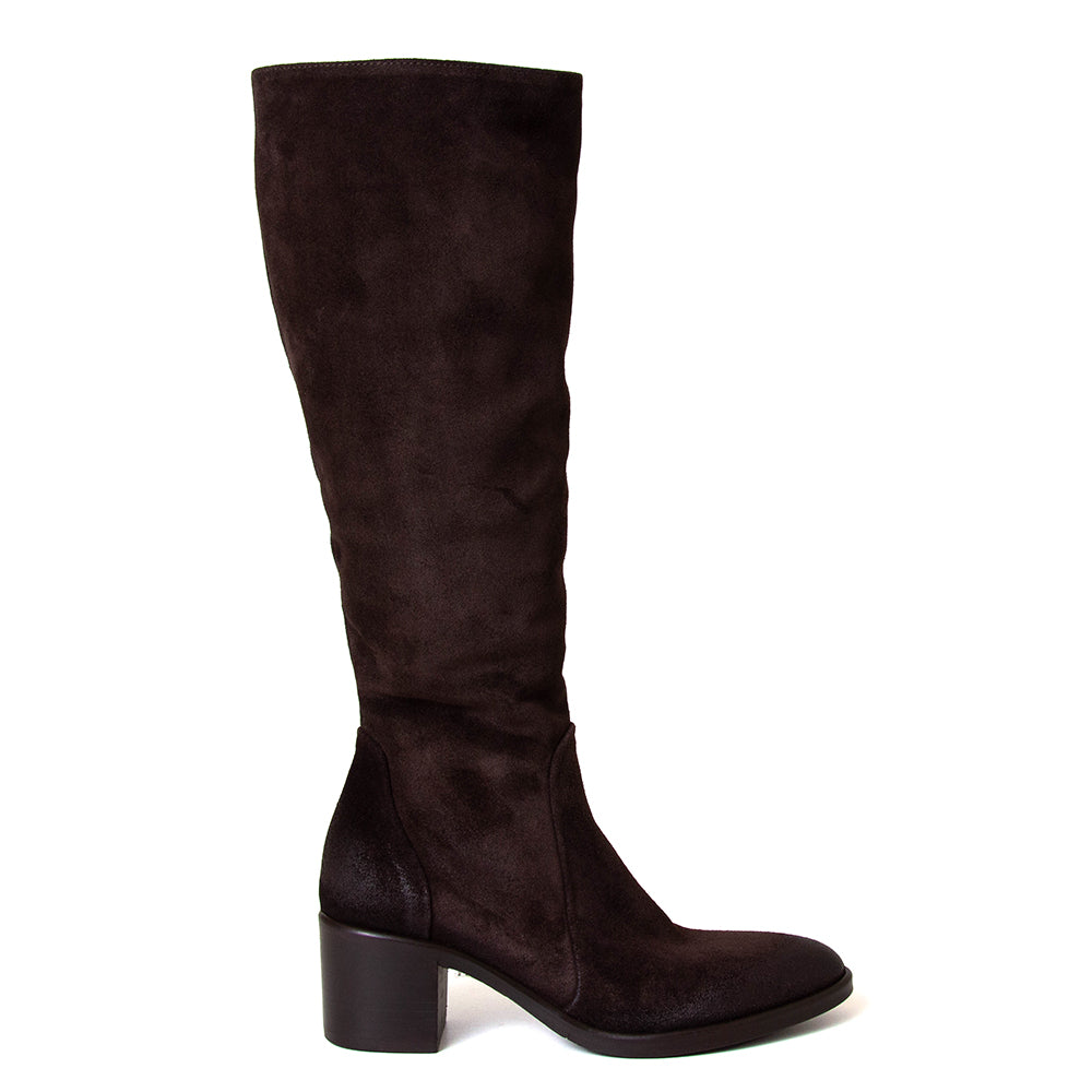 Ava Women's Suede Knee-High Boot