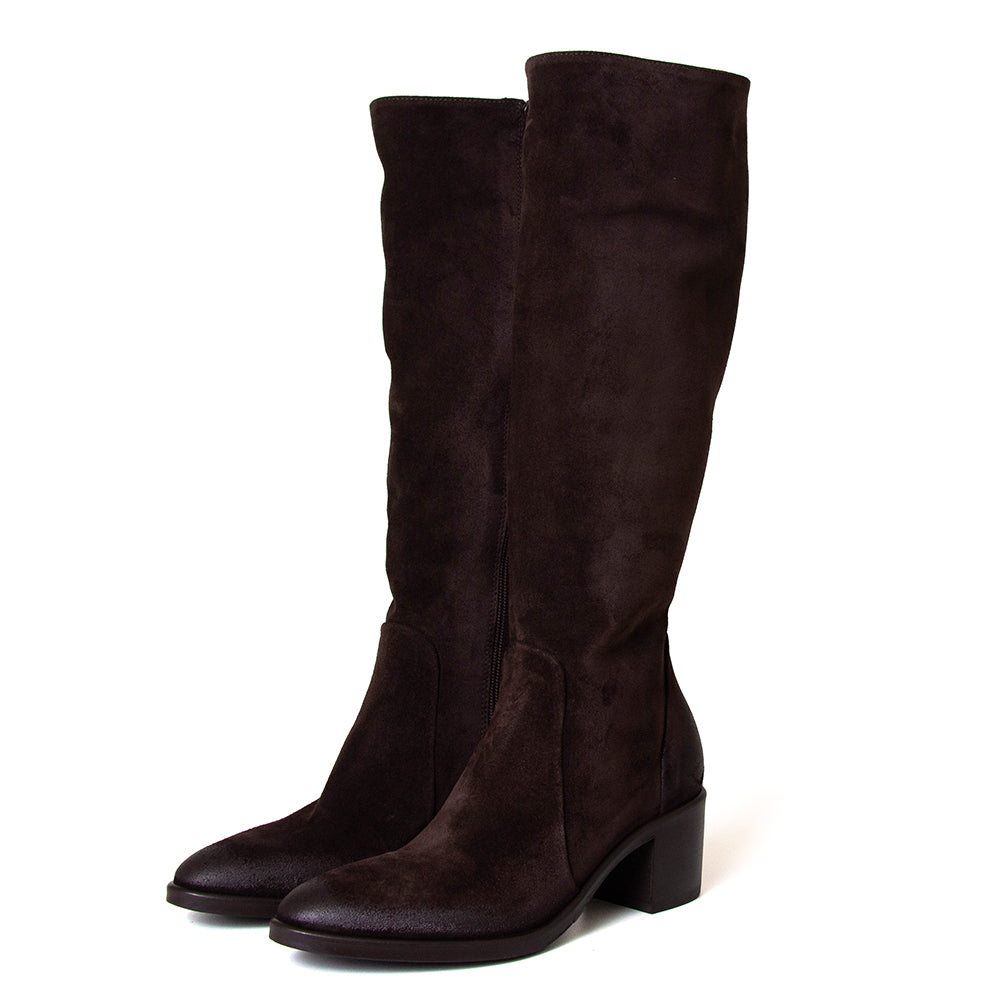 Ava Women's Suede Knee-High Boot