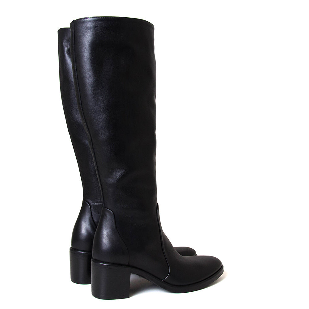 Ava Women's Leather Knee-High Boot