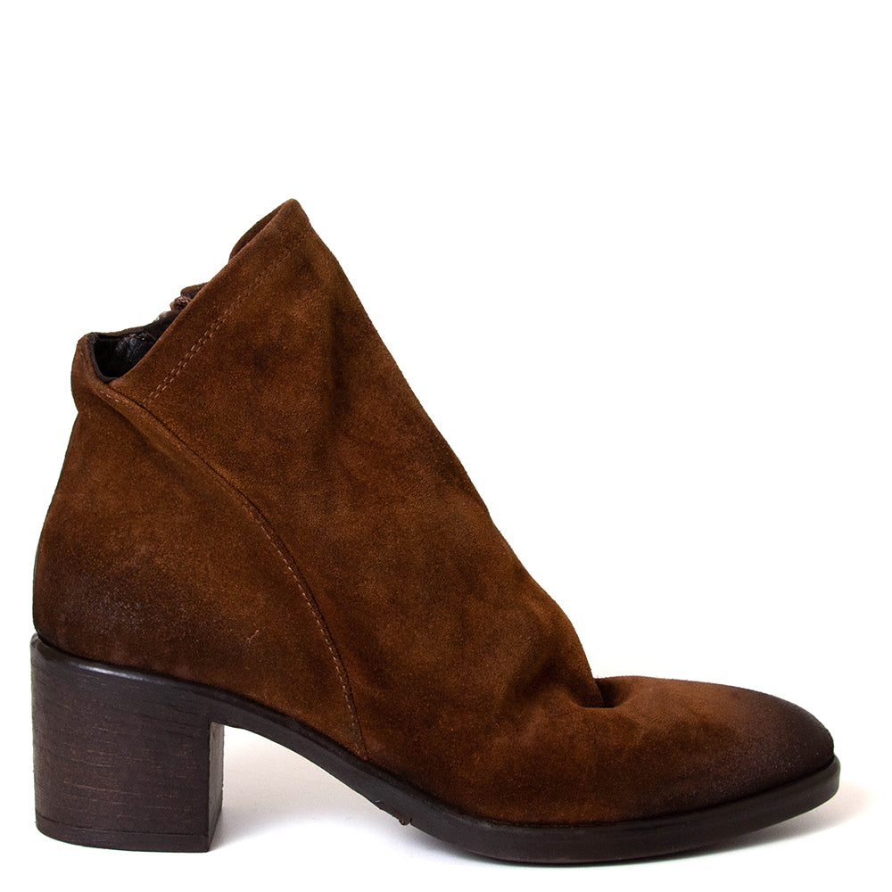 Giova Women's Leather Suede Ankle Boot