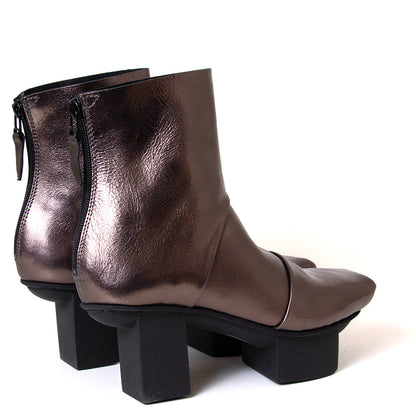 Challenge Platform Leather Ankle Boot