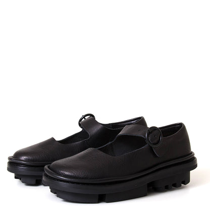 Ohjane Women's Platform Leather Mary Jane