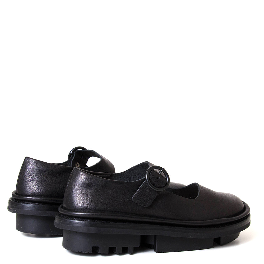 Ohjane Women's Platform Leather Mary Jane