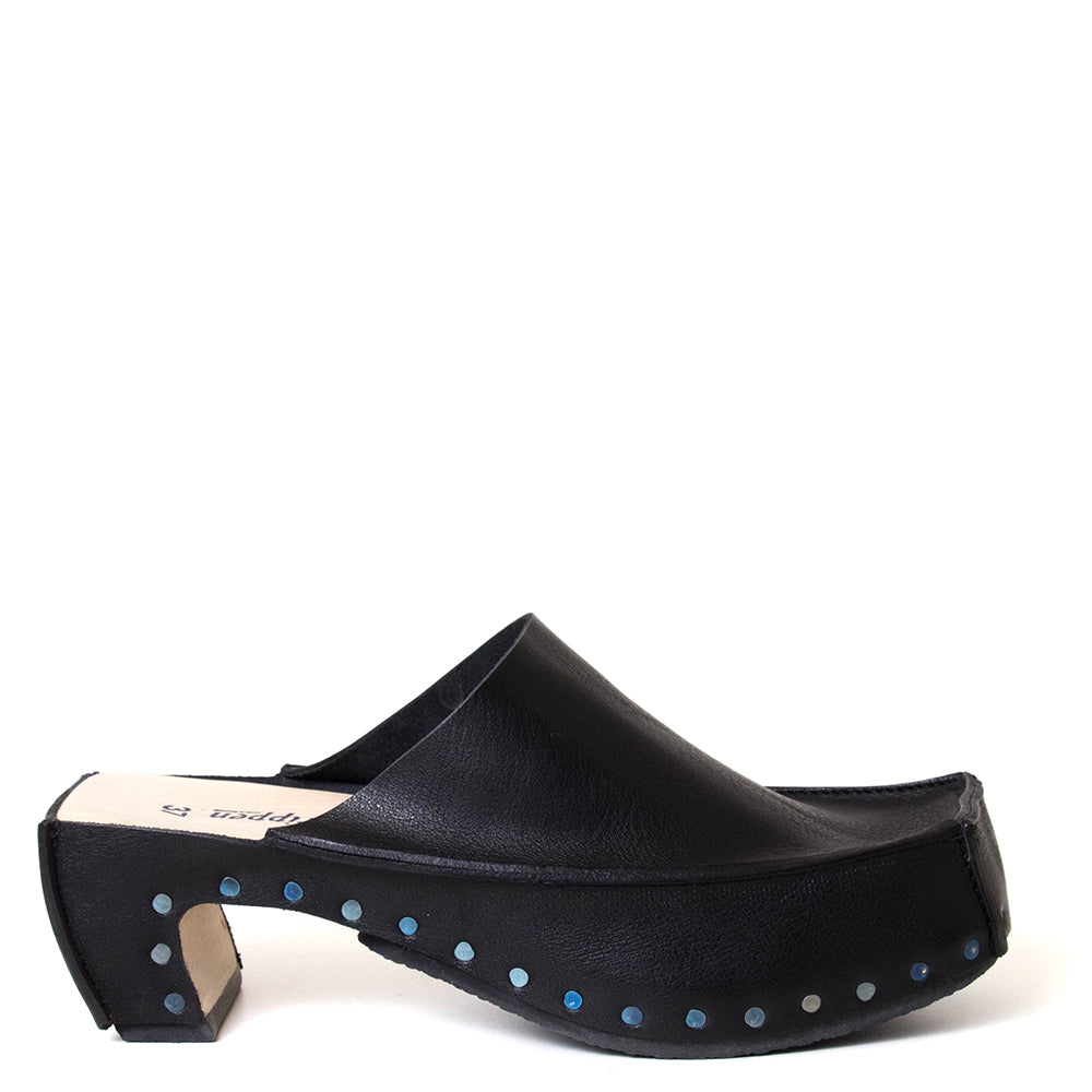 Rugged Women's Leather Clog