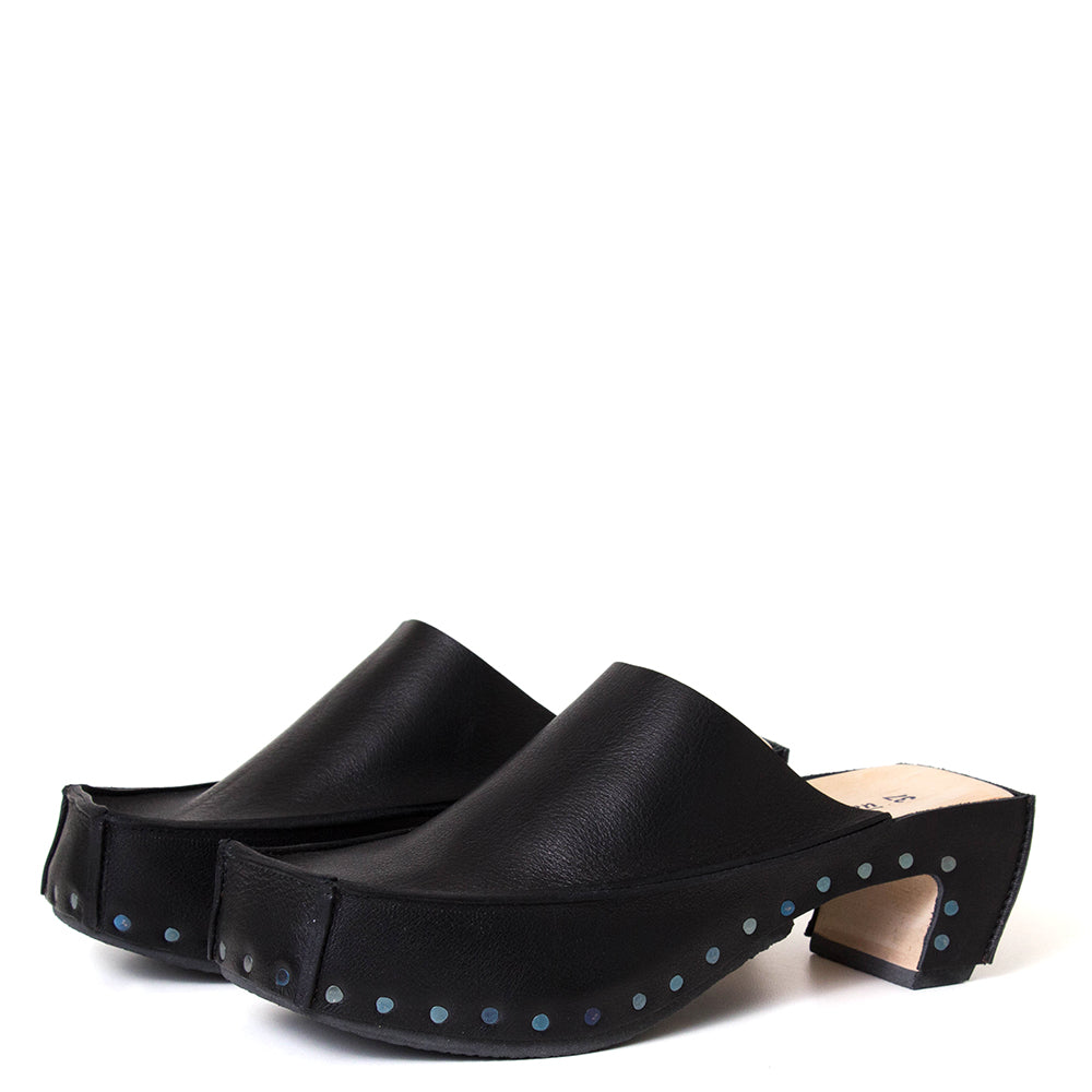 Rugged Women's Leather Clog