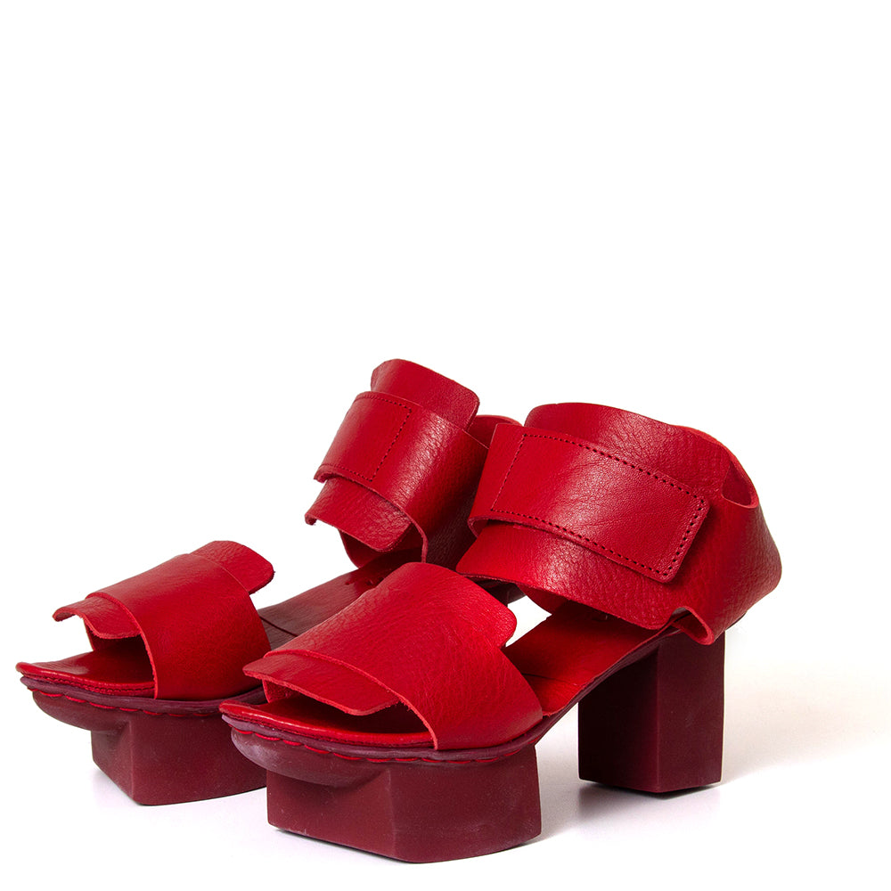 Visor Women's Platform Leather Sandal