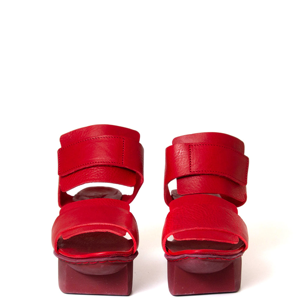 Visor Women's Platform Leather Sandal