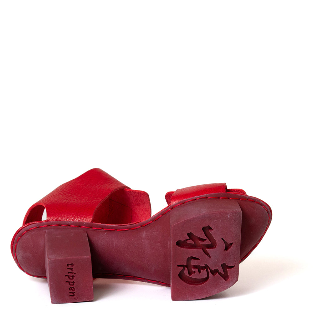 Visor Women's Platform Leather Sandal