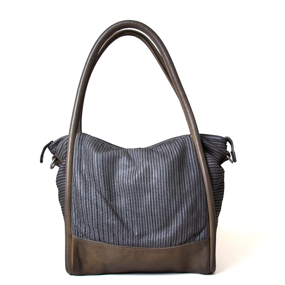 Shopping By V Leather Bag