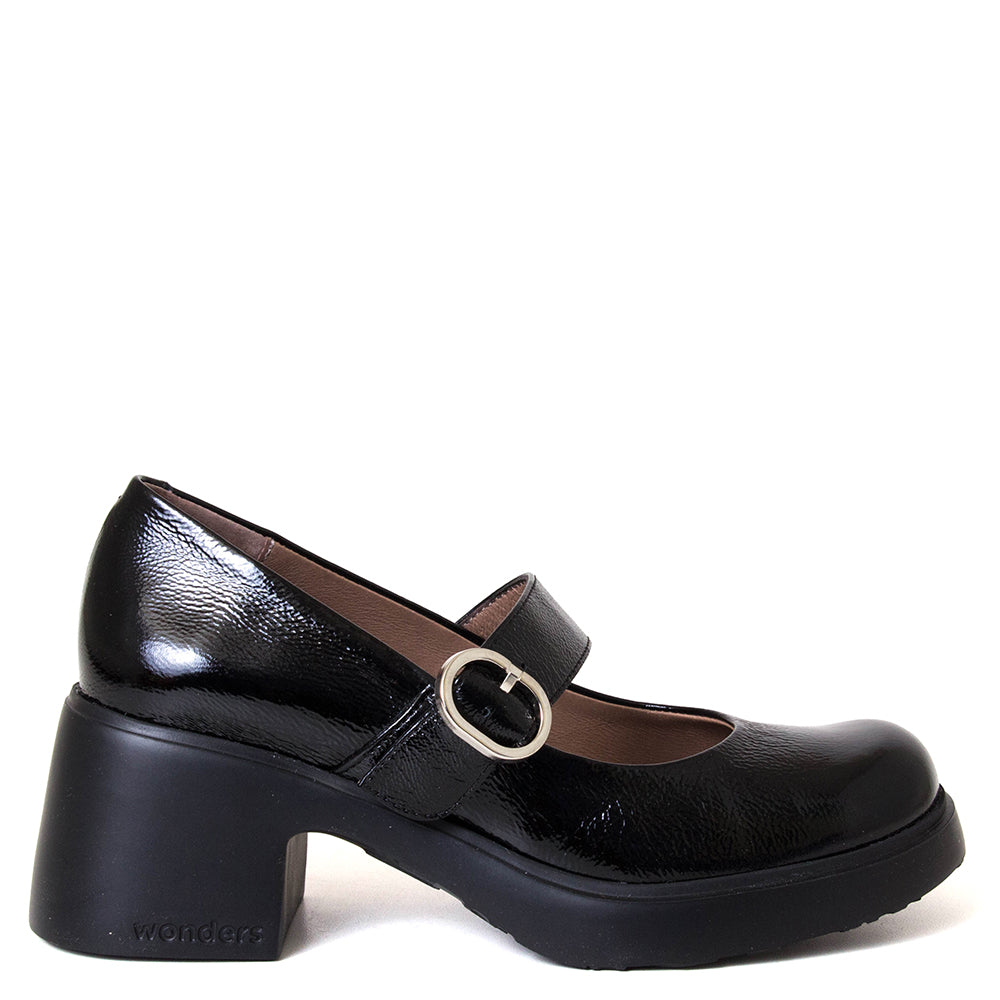 Banosa Women's Platform Leather Mary Jane