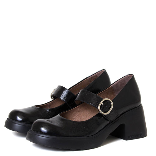 Banosa Women's Platform Leather Mary Jane