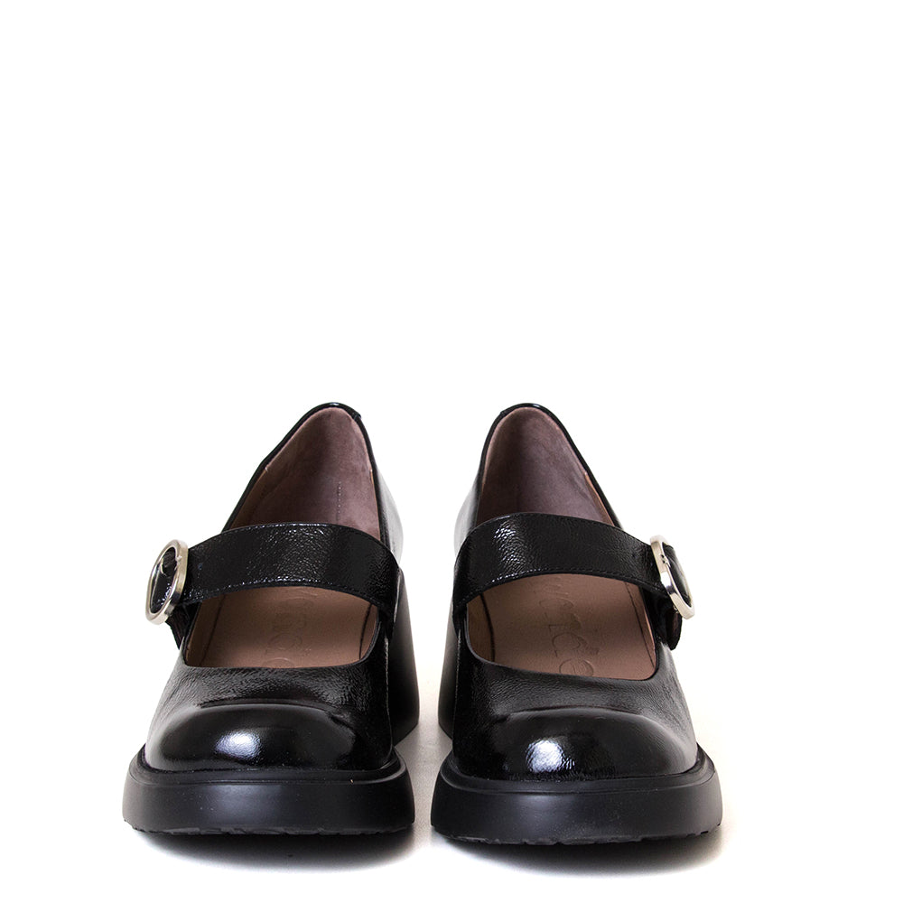 Banosa Women's Platform Leather Mary Jane