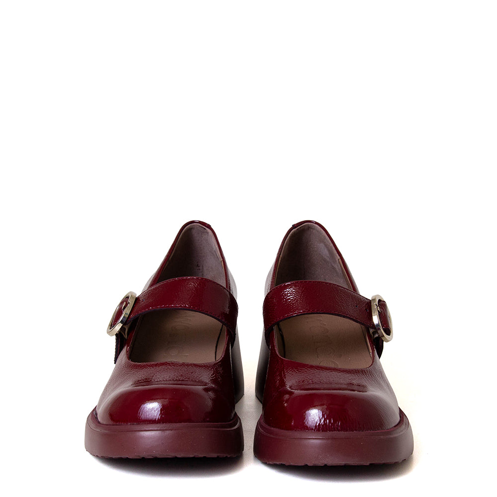 Banosa Women's Platform Leather Mary Jane