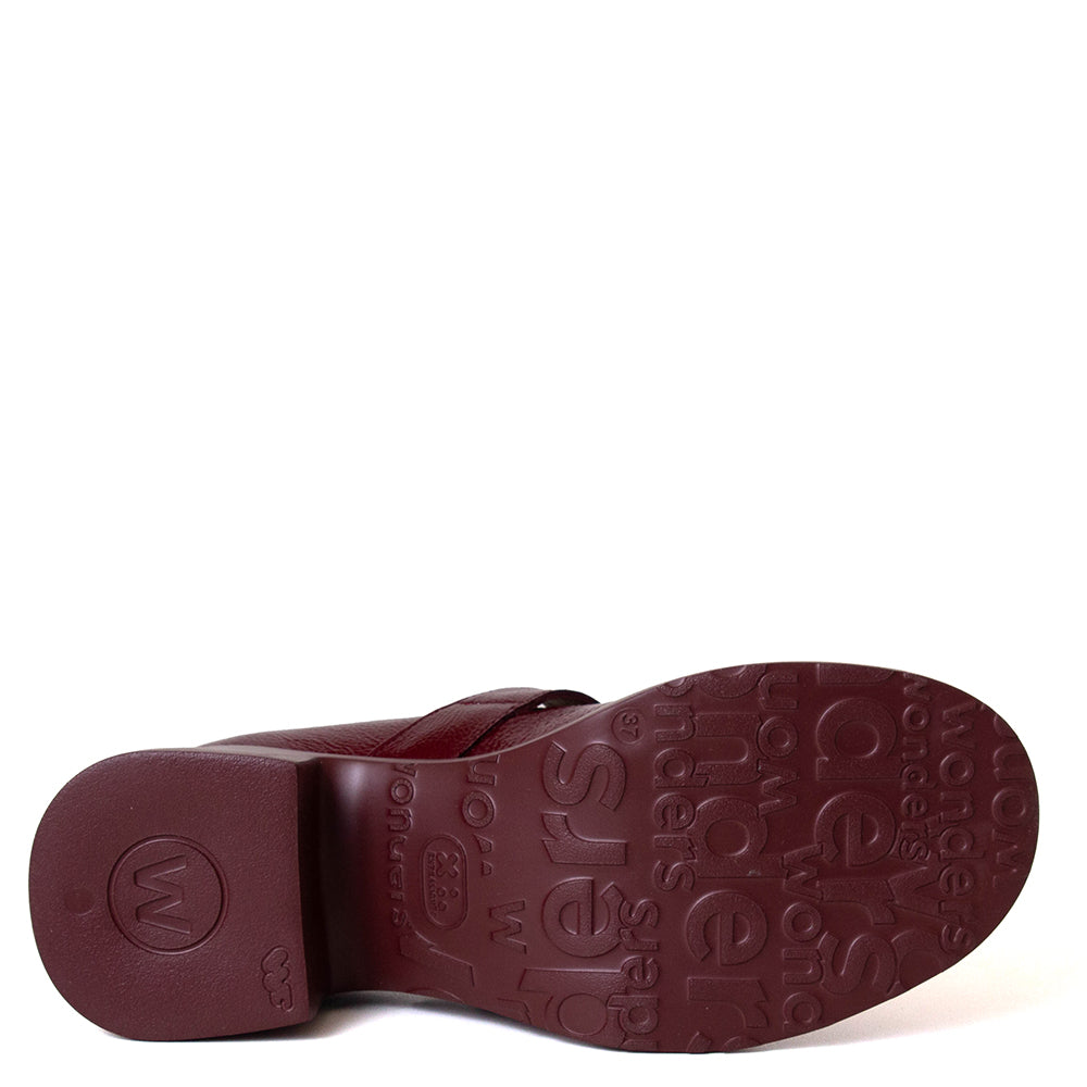Banosa Women's Platform Leather Mary Jane