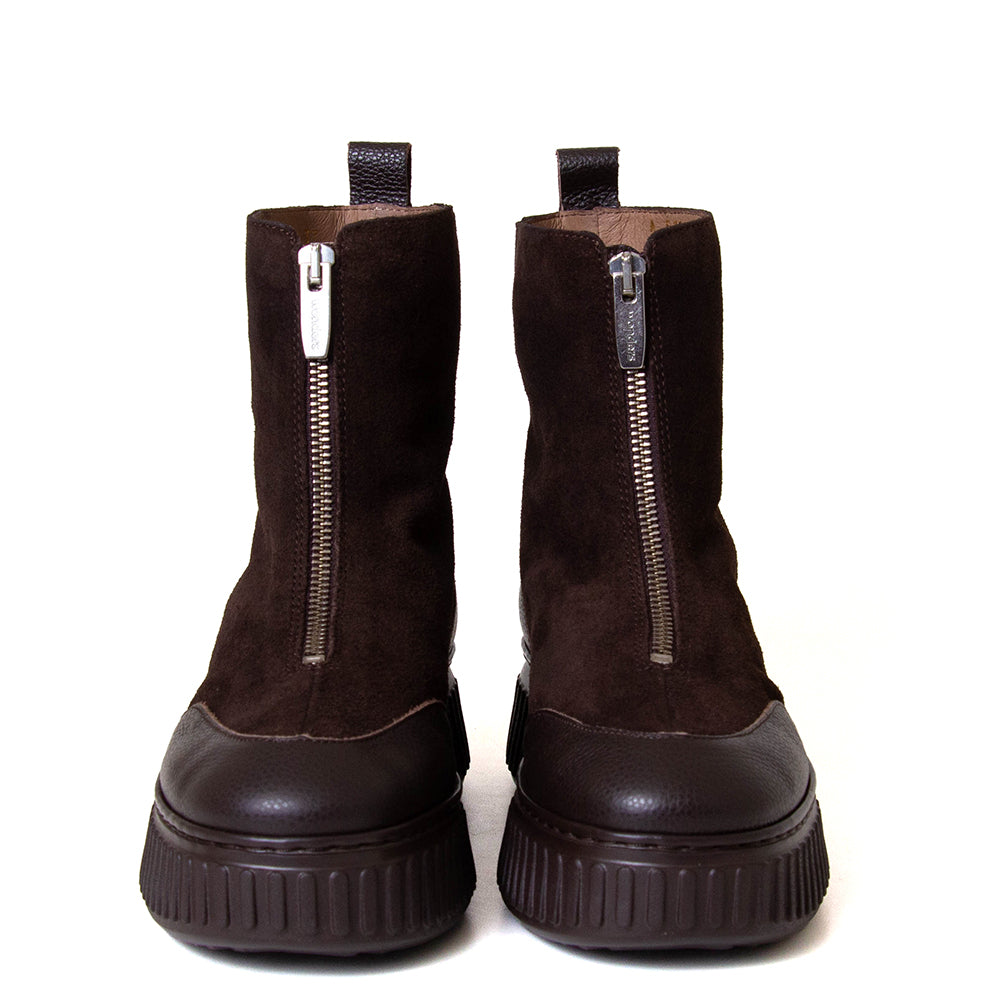Villanueva Women's Leather Wedge Boot