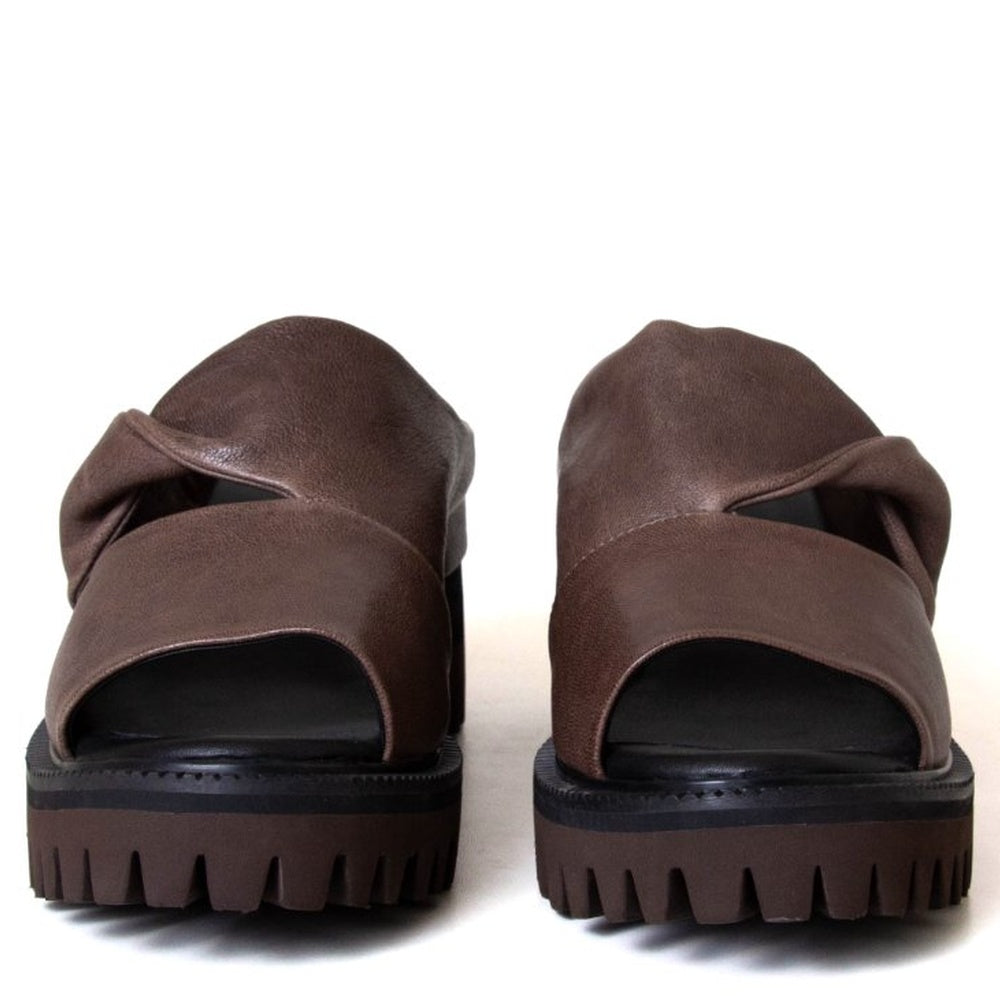 Kimi Women's Platform Leather Sandal