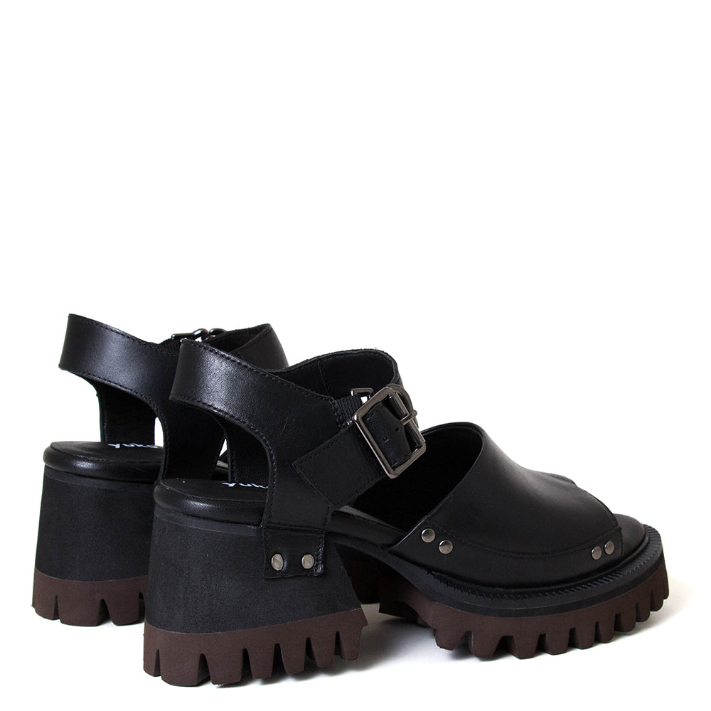 Ryna Women's Platform Leather Sandal