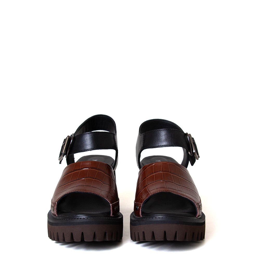 Ryna Women's Platform Leather Sandal