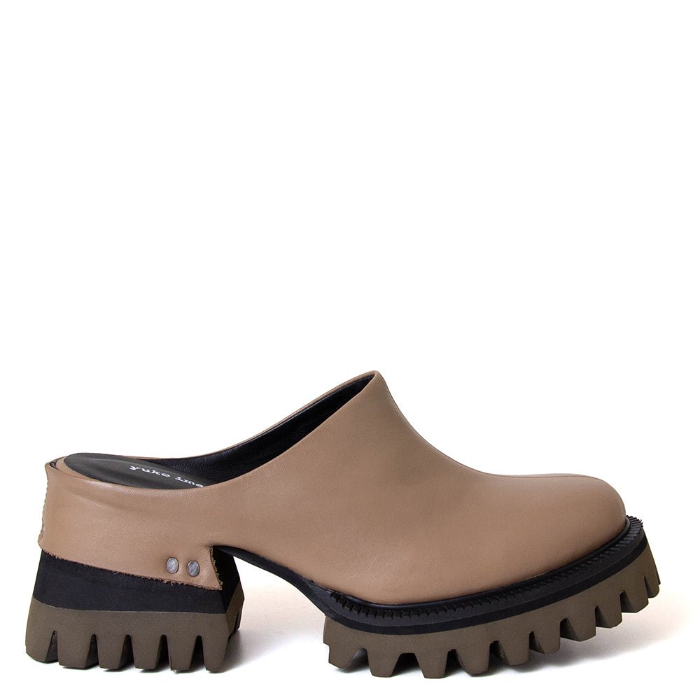Ryu Women's Platform Leather Mule