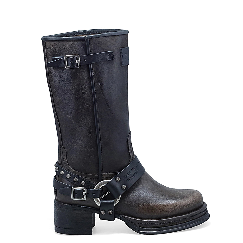 Chase Women's Leather Moto Boot