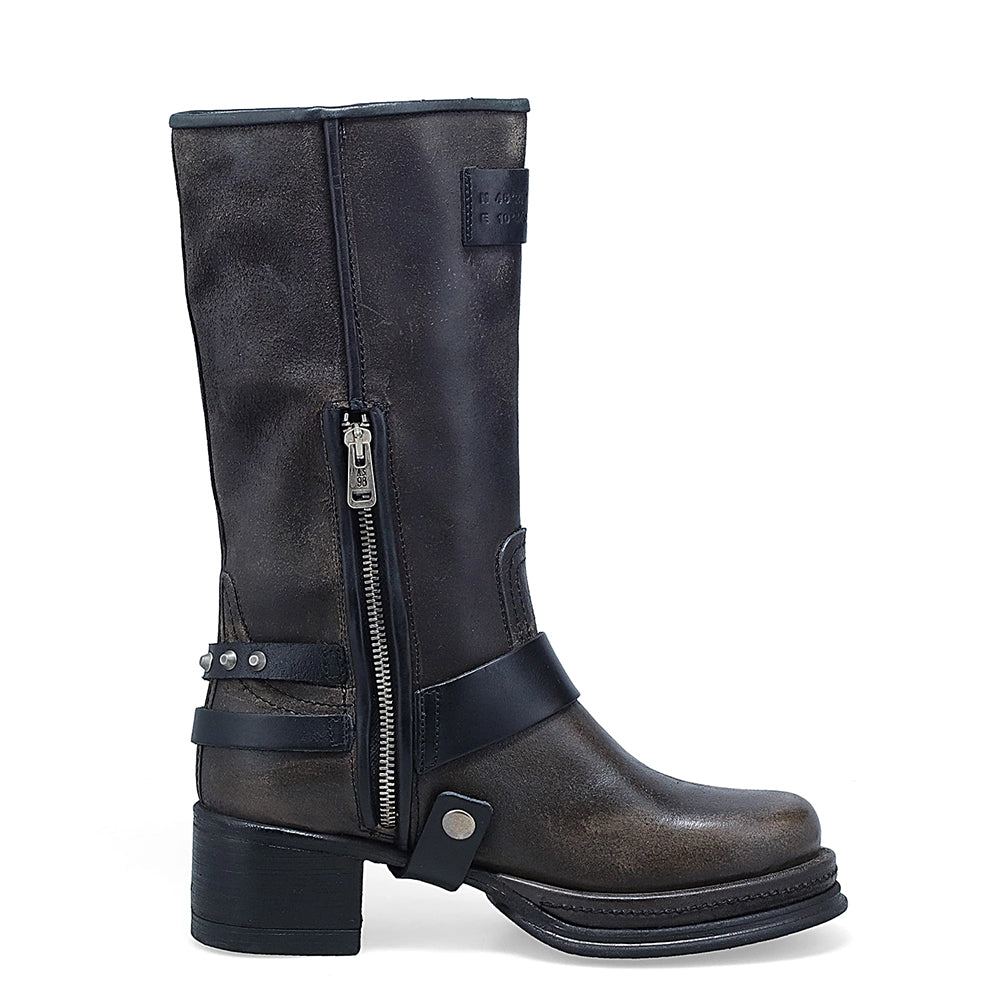 Chase Women's Leather Moto Boot
